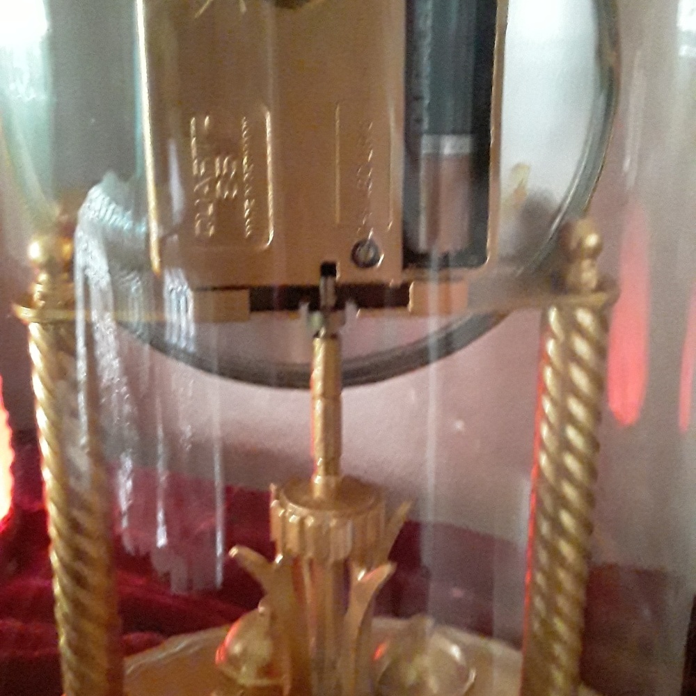 Vintage Elgin Quartz Globe Clock - Picture 3 of 6